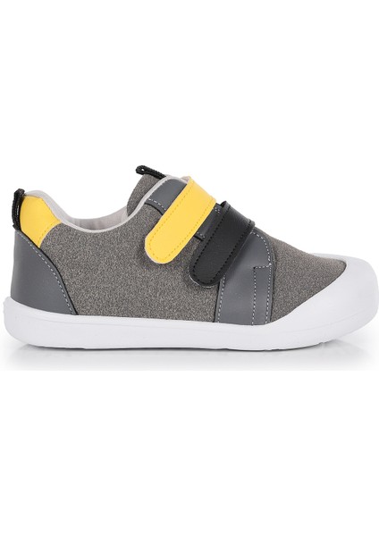Şifu İlk Adım Cırtlı Erkek Bebek Spor Ayakkabı Gri - Sarı modelleri