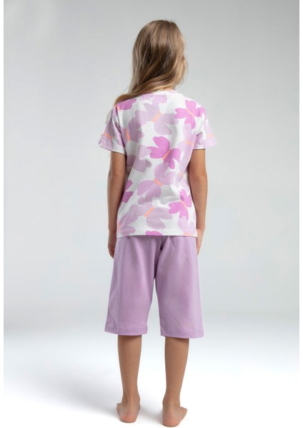 Kız Çocuk Mor Kapri Takım fırsatları