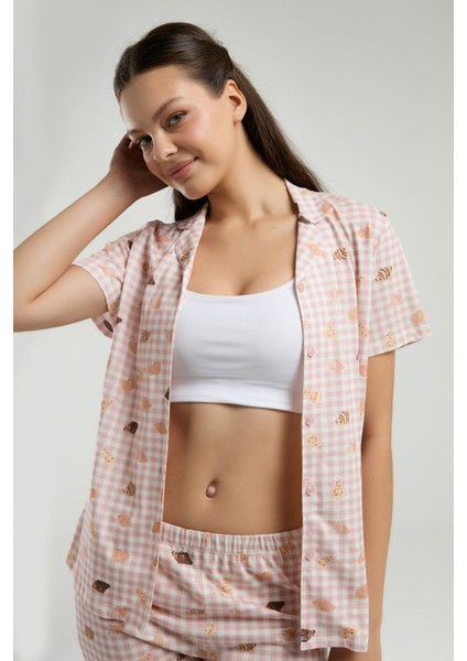 Kadın Beyaz Gömlek Pijama Takım fırsatları