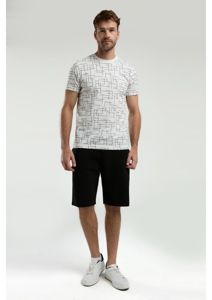 Erkek Beyaz Bermuda Takım modelleri