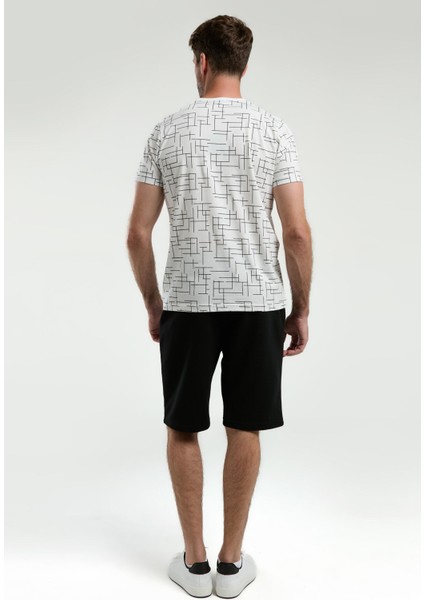 Erkek Beyaz Bermuda Takım indirimleri