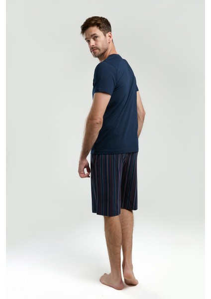 Erkek Lacivert Bermuda Takım indirimleri
