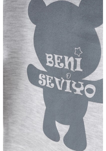 Ayıcık Baskılı Erkek Bebek Pijama Takımı 2006