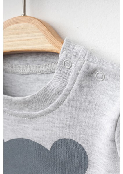 Ayıcık Baskılı Erkek Bebek Pijama Takımı 2006