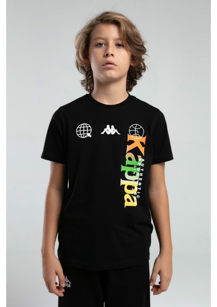 Erkek Çocuk Siyah Tişört