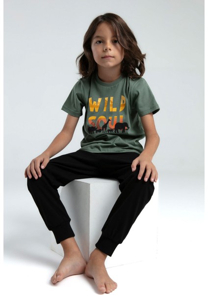 Erkek Çocuk Yeşil Kısa Kol Pijama Takım fiyatları