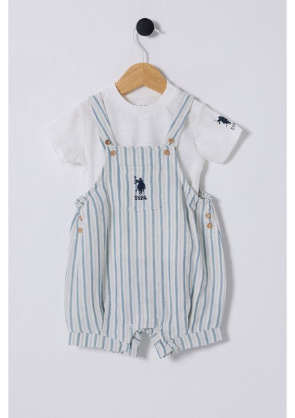 U.S. Polo Assn.. Erkek Bebek Beyaz Bebek Takım