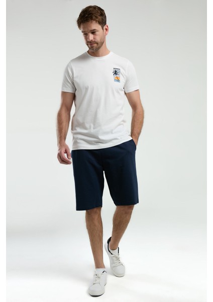 Erkek Beyaz Bermuda Takım modelleri