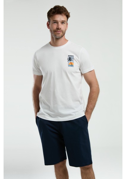 Erkek Beyaz Bermuda Takım fırsatları