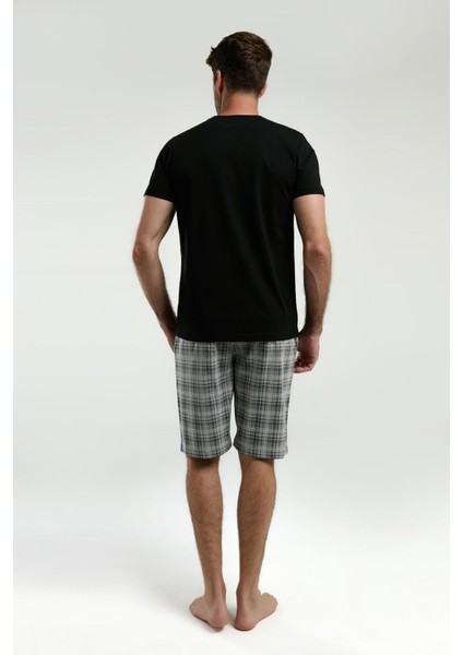 Erkek Siyah Bermuda Takım indirimleri