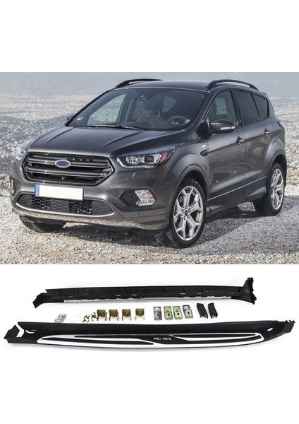 Ford Kuga Uyumlu 2013 2019 Yan Basamak Square Style