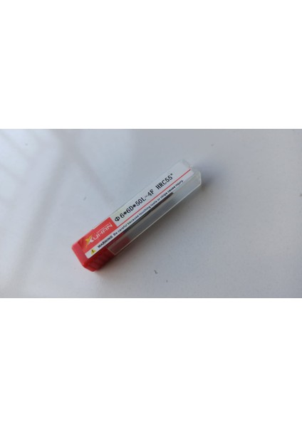 Cnc Işleme Frezeler 6X6DX50L-4F HRC55 Karbür Uç Freze Kesici Alaşım Kaplama Kesme Aleti 6X50X4T modelleri