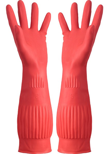 38CM Sarı Tarzı S Beden 1 Çift Uzun Süreli Bulaşık Yıkama Temizlik Eldiveni Silikon Kauçuk Bulaşık Yıkama Eldiveni Ev Temizleyici Mutfak Temizleme Aracı (Yurt Dışından) indirimleri