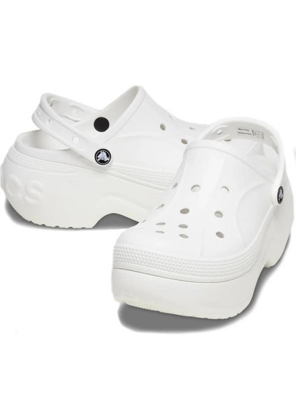 210062-BELLA 100-WHITE Platform Taban Kadın Terlik modelleri