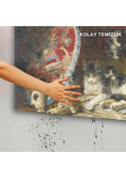 Sanat ve Kediler Kapı Önü Paspası
