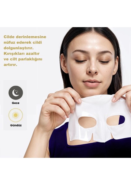 5 Adet Şeffaflaşan Maske Doğal Kolajen Cilt Maskesi – Anında Parlaklık ve Nemlendirme indirimleri