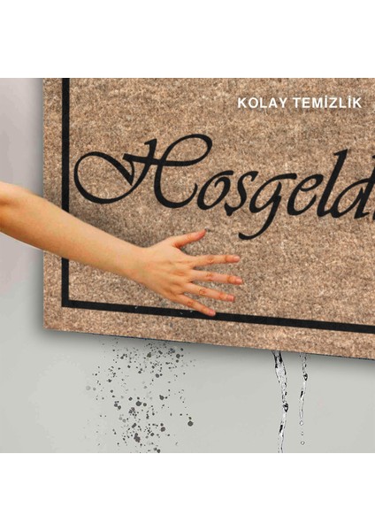 Klasik Hoşgeldiniz Matı Kapı Önü Paspası