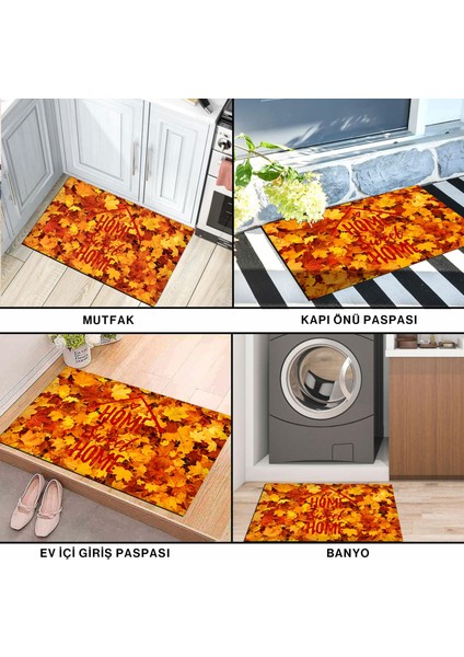 Sonbahar Kapı Önü Paspası
