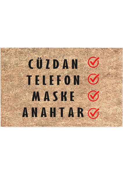 Son Kontrol Kapı Önü Paspası