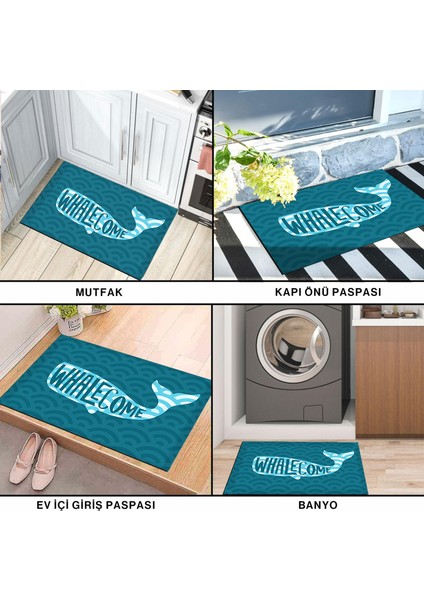 Whale Come Kapı Önü Paspası