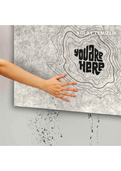 You Are Here Minimalist Kapı Önü Paspası