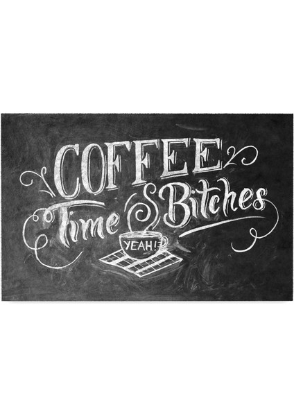 Latte Caffe Time Bitc.. Kapı Önü Paspası