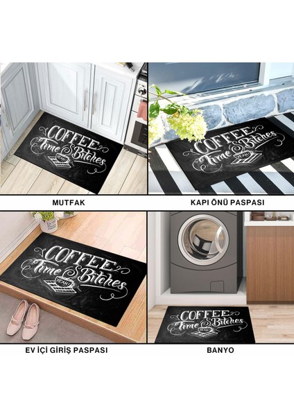 Latte Caffe Time Bitc.. Kapı Önü Paspası