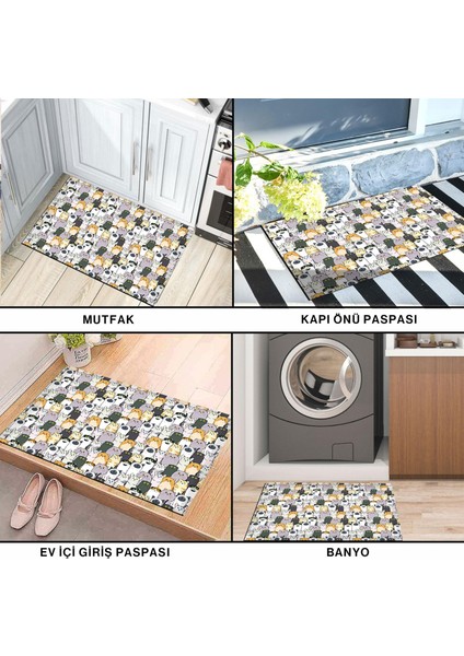 Sevimli Kalabalık Kapı Önü Paspası fırsatları