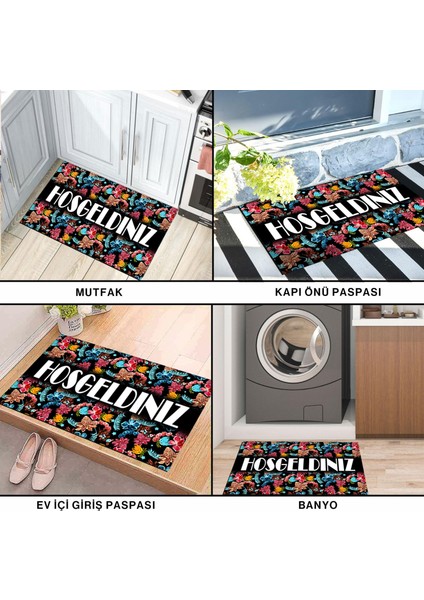 Bahara Özel Kapı Önü Paspası