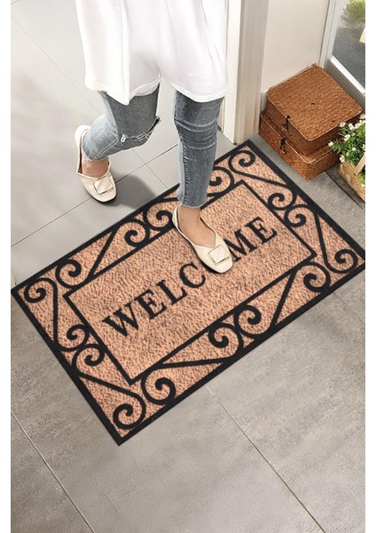 Klasik Welcome Kapı Önü Paspası