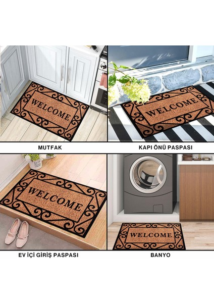 Klasik Welcome Kapı Önü Paspası fırsatları