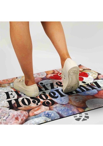 Evimize Hoşgeldiniz Taş Kapı Önü Paspası fiyatları