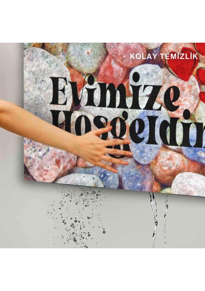 Evimize Hoşgeldiniz Taş Kapı Önü Paspası indirimleri