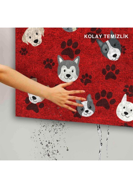 Red Pati Dostlar Kapı Önü Paspası
