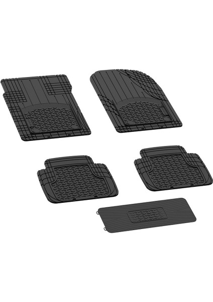 Universal Oto Paspas TÜM Araçlara Uyumlu Smartfit -- Altı Çivili - 4D Premium Üst Kalite