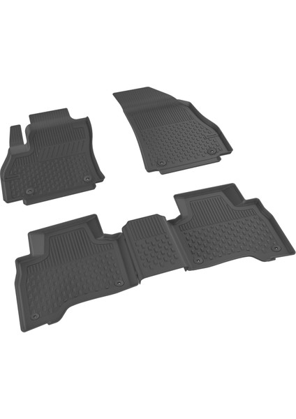 Citroen Nemo 2007-2025 Uyumlu 4.5D Premium Havuzlu Paspas Mat Siyah - Nemo