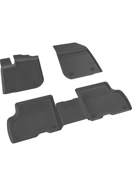 Dacia Logan (Sedan+SW+MCV) 2004-2013 Uyumlu 4.5D Premium Havuzlu Oto Paspas - Logan
