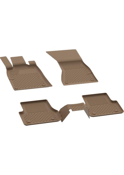 Audi A6 2011-2018 Uyumlu 4.5D Premium Havuzlu Oto Paspas BEJ RENK- Audi A6