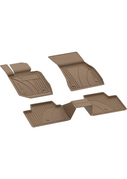 Bmw 5 Serisi G30 2019-2025 Uyumlu BEJ RENK 4.5D PRO Premium Elegant SeriHavuzlu Paspas - G30