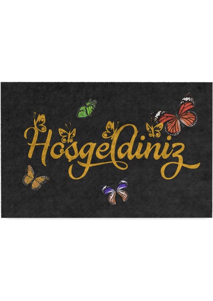 Altın Kelebek Kapı Önü Paspası