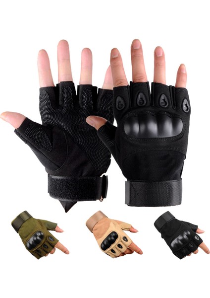 Yeşil Stil Xl Boyutu Güvenlik Askeri Savaş Eldivenleri Paintball Taktik Atış Av Yarım Parmak Nefes Alabilen Eldivenler Anti Kesici Açık Hava Binicilik Sporları (Yurt Dışından) fiyatları
