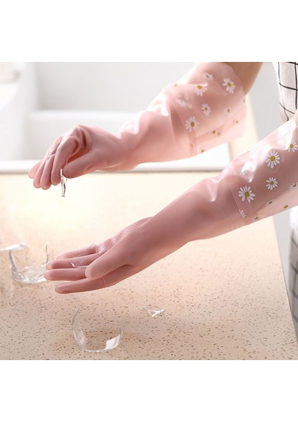 Mavi-Sıkı Tarzı Dayanıklı Su Geçirmez Elastik Silikon Eldiven Premium Tekrarlanabilir Kauçuk Eldiven Ev Mutfak Temizlik Eldiveni (Yurt Dışından) modelleri