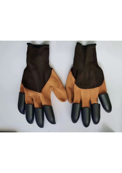Turuncu-8 Pençe Stili Bahçıvan Eldiveni Koruyucu Pençeler Kazma Daldırma Iş Güvenliği Paws Bahçe Bitki Sebze Çiçek Yabani Ot Koruma (Yurt Dışından)