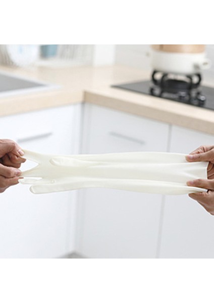 37CM Tarzı L Boyutu Yeni Dayanıklı Kalınlaştırılmış Nitril Ev Eldiveni Ev Işleri Temiz Mutfak Bulaşık Eldiveni Çamaşır Yıkama Su Geçirmez Kauçuk Eldiven (Yurt Dışından) modelleri