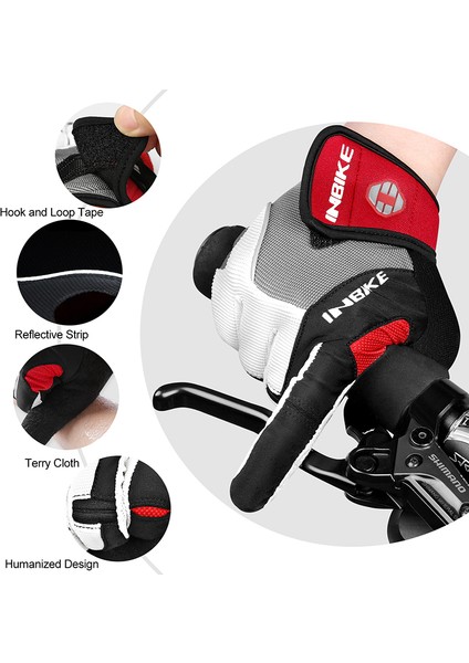 19806 Turuncu Tarzı Xl Boyutu Inbıke Tam Parmak Bisiklet Eldivenleri Dayanıklı Mtb Bisiklet Eldivenleri Sürüş Açık Motosiklet Aksesuarları Dokunmatik Ekran Yastıklı IF239 (Yurt Dışından) fırsatları