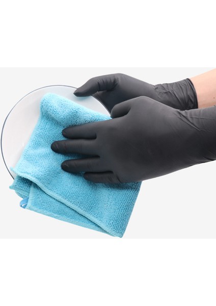 Siyah Stil S Beden Siyah Tek Kullanımlık Eldiven Lateks Ev Temizliği Yemek Kauçuk Bahçe Eldiveni Sol ve Sağ El Için Evrensel (Yurt Dışından) indirimleri