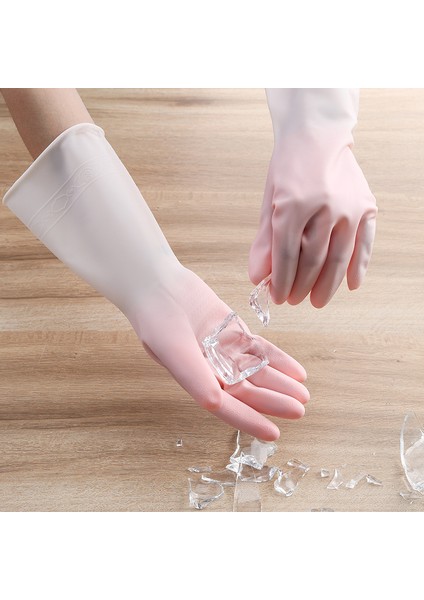 Mavi Stil M Boyutu Silikon Temizlik Eldiveni Bulaşık Eldiveni Sünger Bulaşık Yıkama Lastik Eldiven Temizlik Araçları Mutfak Eldiveni (Yurt Dışından) fiyatları