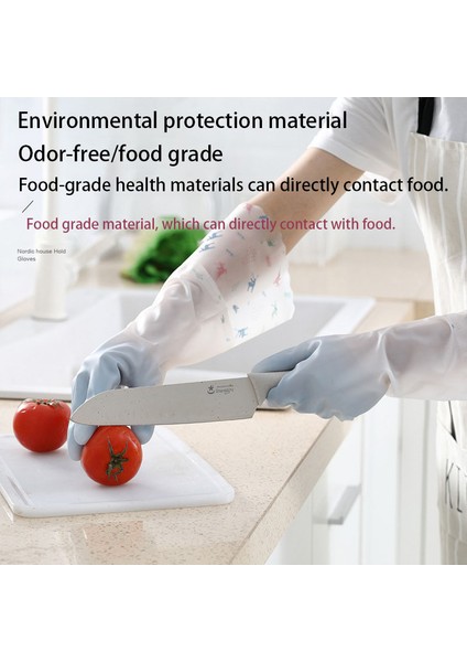 G Tarzı Mutfak Lastik Lateks Eldiveni Bulaşık Yıkama Eldiveni Iş Güvenliği Eldiveni Kadın Su Geçirmez Bulaşık Yıkama Temizlik Eldiveni (Yurt Dışından) fırsatları