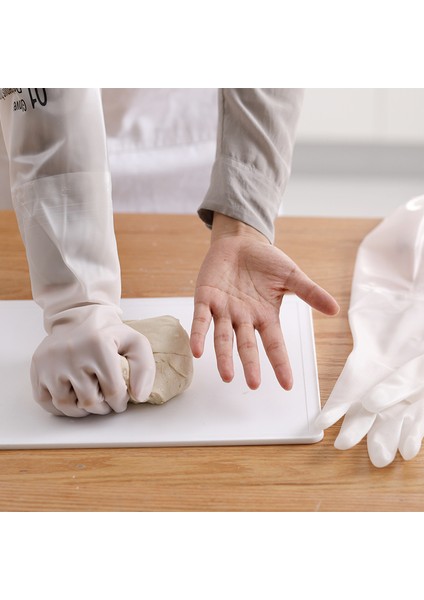 No.1 Stili S Beden Kadın Su Geçirmez Kauçuk Lateks Bulaşık Eldiveni Mutfak Dayanıklı Temizlik Ev Işleri Bulaşık Yıkama Araçları (Yurt Dışından) modelleri