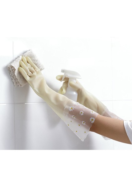 Pembe Tarzı M Boyutu Mutfak Bulaşık Eldiveni Ev Bulaşık Eldiveni Kauçuk Eldiven Mutfak Temizlik Araçları Banyo Aksesuarları (Yurt Dışından) modelleri